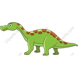 Playful Cartoon Dinosaur