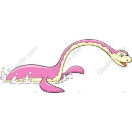 Charming Pink Dinosaur