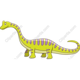 Adorable Green Dinosaur