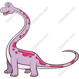 Charming Purple Dinosaur