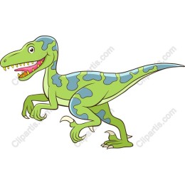 Colorful Cartoon Dinosaur