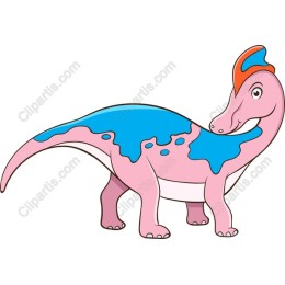 Kids-Friendly Pink Dinosaur