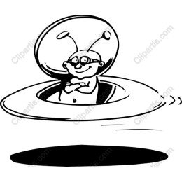 Cute Alien Cartoon