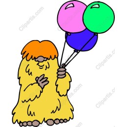 Fuzzy Balloon Buddy