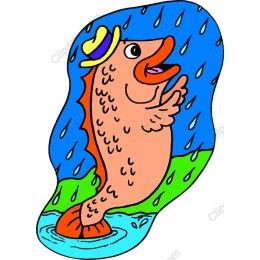 Joyful Cartoon Fish