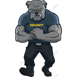 Muscular Bulldog Security