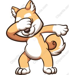 Dabbing Dog