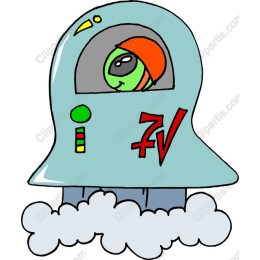 Whimsical Alien Spaceship