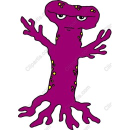 Whimsical Purple Creature