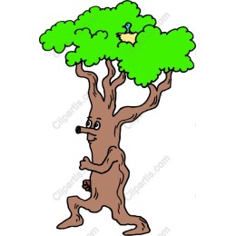 Whimsical Cartoon Tree