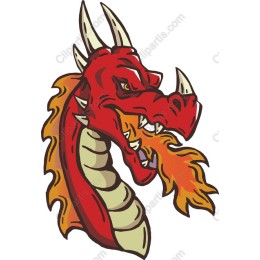 Fierce Red Dragon