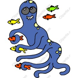 Cartoon Octopus Adventure