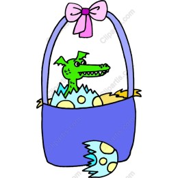 Dragon Hatchling in Basket