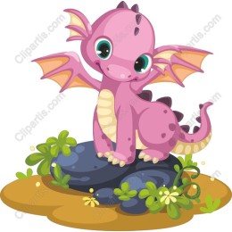 Adorable Pink Dragon