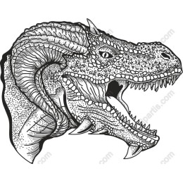 Majestic Dragon Head