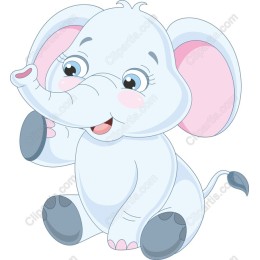 Cartoon Baby Elephant