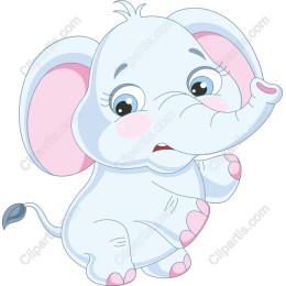 Cute Playful Elephant