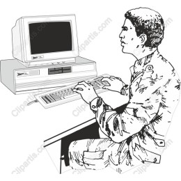 Retro Computer Operator