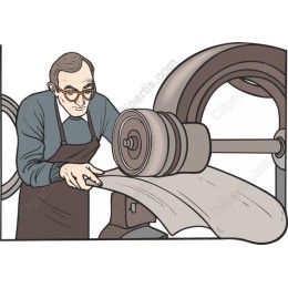 Craftsman at Work: Artisan Paper Roller