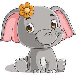Cute Cartoon Elephant