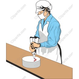 Pastry Chef Cake Decoration