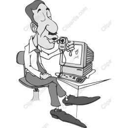 Quirky Office Worker