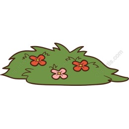 Lush Grass and Blooming Flowers