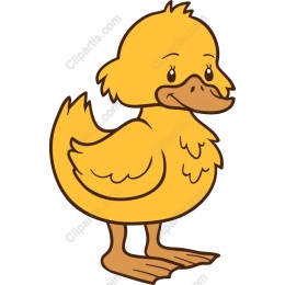 Cute Cartoon Yellow Duck