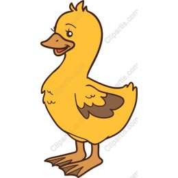Charming Cartoon Yellow Duck