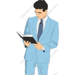 Professional Man Reading