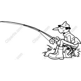 Vintage Fishing Angler