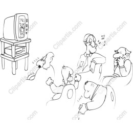 Humorous TV Viewing Characters