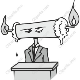Flame-Headed Businessman