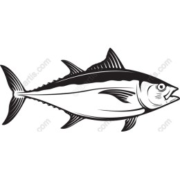 Premium Black and White Fish