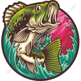 Vibrant Leaping Fish