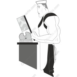 Confident Butcher