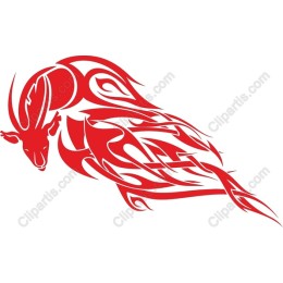 Dynamic Red Antelope