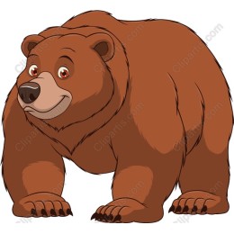 Playful Cartoon Bear