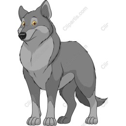 Cartoon Wolf