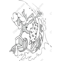 Playful Surfer