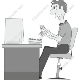 Remote Work Character