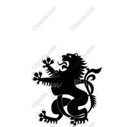 Majestic Black Lion