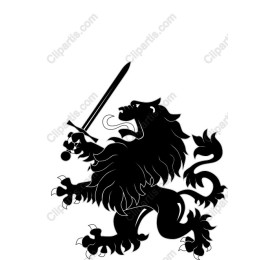 Majestic Lion With Sword