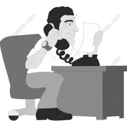 Businessman at Desk