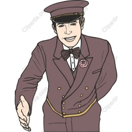 Charming Vintage Bellhop