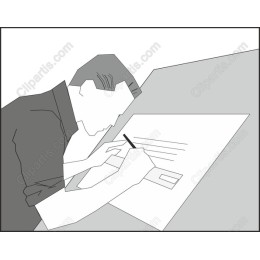 Focused Artist at Work