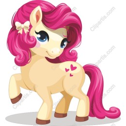 Charming Pink Pony