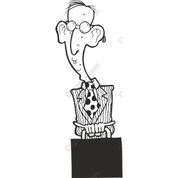 Quirky Businessman Cartoon