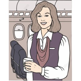 Charming Flight Attendant