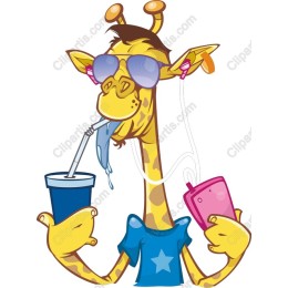 Playful Giraffe